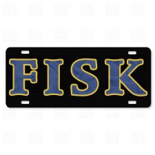 Fisk University Black Mirror Background Car Tag