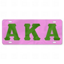 Alpha Kappa Alpha Color Background Tag