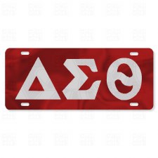 Delta Sigma Theta Color Background Tag