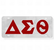 Delta Sigma Theta Color Background Tag