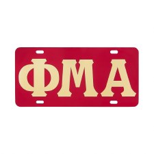 Phi Mu Alpha Color Background Tag