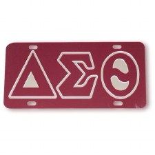 Delta Sigma Theta Color Mirror Background Tag