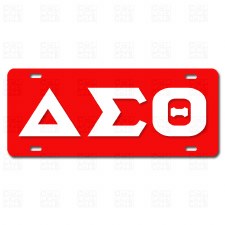 Delta Sigma Theta Old School Car Tag