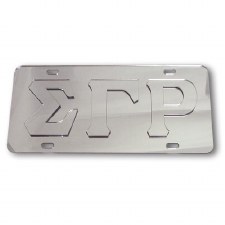 Sigma Gamma Rho Platinum Series Car Tag