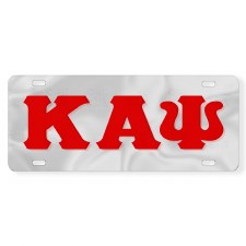 Kappa Alpha Psi "Ol' Skool" Letters Silver Tag