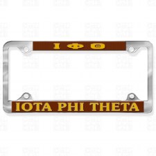 Iota Phi Theta Chrome Car Tag Frame