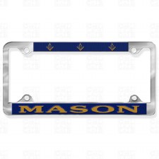 Mason Chrome Car Tag Frame