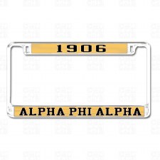 Alpha Phi Alpha Founding Year & Org Tag Frame