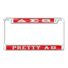 Delta Sigma Theta   Pretty Alpha Beta Chapter Tag Frame