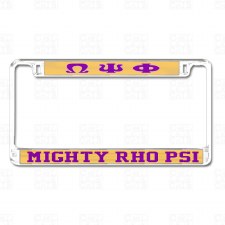 Omega Psi Phi   Mighty Rho Psi Chapter Tag Frame