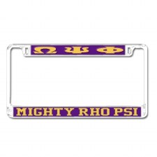 Omega Psi Phi   Mighty Rho Psi Chapter Tag Frame