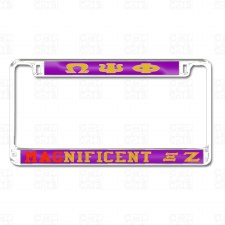 Omega Psi Phi   Magnificent Xi Zeta Chapter Tag Frame
