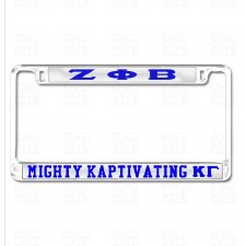 Zeta Phi Beta   Mighty KaptivatinG Kappa Gamma Chapter Tag Frame
