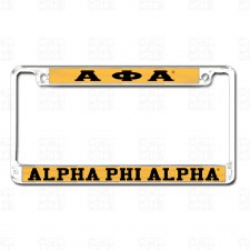 Alpha Phi Alpha Mirror Car Tag Frame