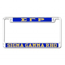 Sigma Gamma Rho Mirror Car Tag Frame