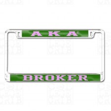 Alpha Kappa Alpha Broker Tag Frame