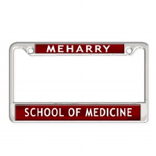 Meharry Medical College School of Medicine Chrome Tag Frame