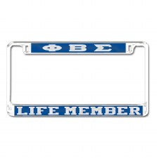 Phi Beta Sigma Life Member Tag Frame