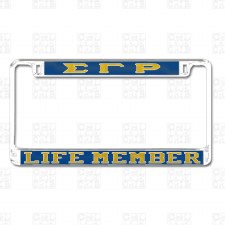 Sigma Gamma Rho Life Member Tag Frame