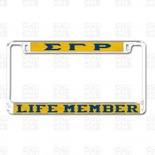 Sigma Gamma Rho Life Member Tag Frame