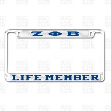 Zeta Phi Beta Life Member Tag Frame