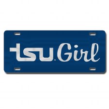 Tennessee State University Girl Car Tag