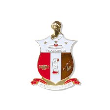 Kappa Alpha Psi Die Cut Shield Car Emblem