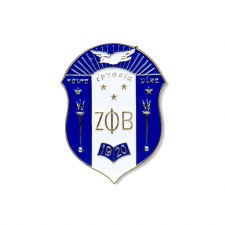 Zeta Phi Beta Die Cut Shield Car Emblem