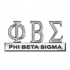 Phi Beta Sigma Greek Letters Car Emblem