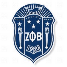 Zeta Phi Beta Shield Window Decal