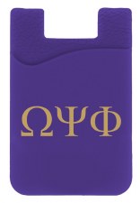 Omega Psi Phi Silicone Card Holder
