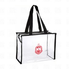 Delta Sigma Theta Crest Clear Stadium Totebag