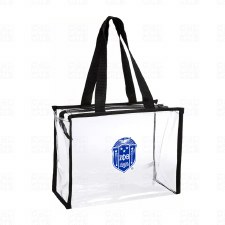 Zeta Phi Beta Crest Clear Stadium Totebag