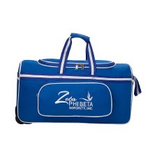 Zeta Phi Beta Embroidered Trolley Travel Bag