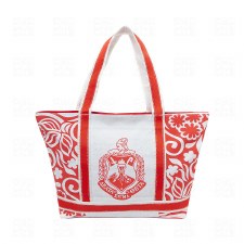 Floral  Zipper Tote