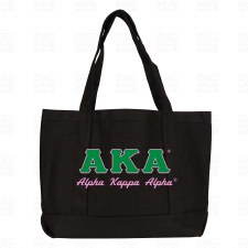 Alpha Kappa Alpha Canvas Shopping Tote