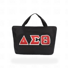 Delta Sigma Theta Sorority Letters Shoulder Tote