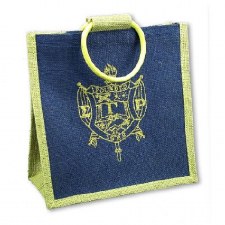 Sigma Gamma Rho Mini Shield Jute Bag