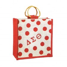 Delta Sigma Theta Polka Dot Mini Jute