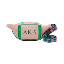 Alpha Kappa Alpha PU Fanny Pack