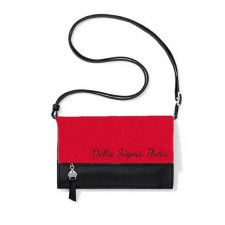 Delta Sigma Theta Crossbody Clutch Purse