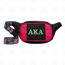 Alpha Kappa Alpha Black Fanny Pack