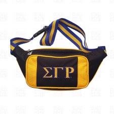 Sigma Gamma Rho Black Fanny Pack