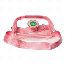 Alpha Kappa Alpha Clear Crossbody Purse