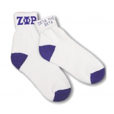 Zeta Phi Beta Fold Socks