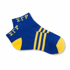 Sigma Gamma Rho Striped Ankle Socks