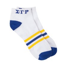 Sigma Gamma Rho Striped Ankle Socks