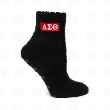 Delta Sigma Theta Fuzzy Gripper Socks