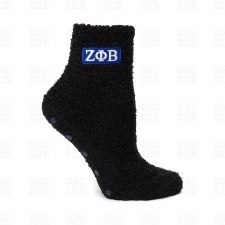 Zeta Phi Beta Fuzzy Gripper Socks