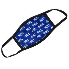 Phi Beta Sigma Organization Letters Face Mask